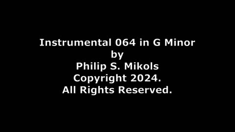 Instrumental 064 in G Minor