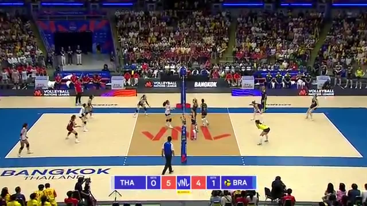 🇹🇭 THA vs. 🇧🇷 BRA - Full Match | Women's VNL 2023