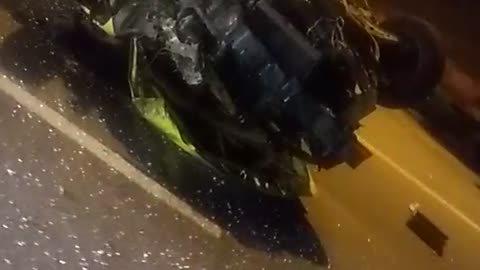 Taxista se volcó en la vía a Piedecuesta