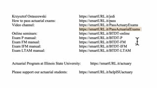 Exam LTAM exercise for May 26, 2021