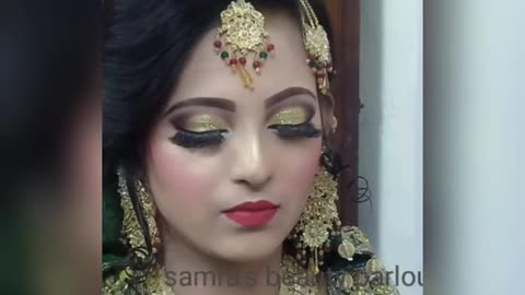 bridal makeup tutorial step by step .mp4