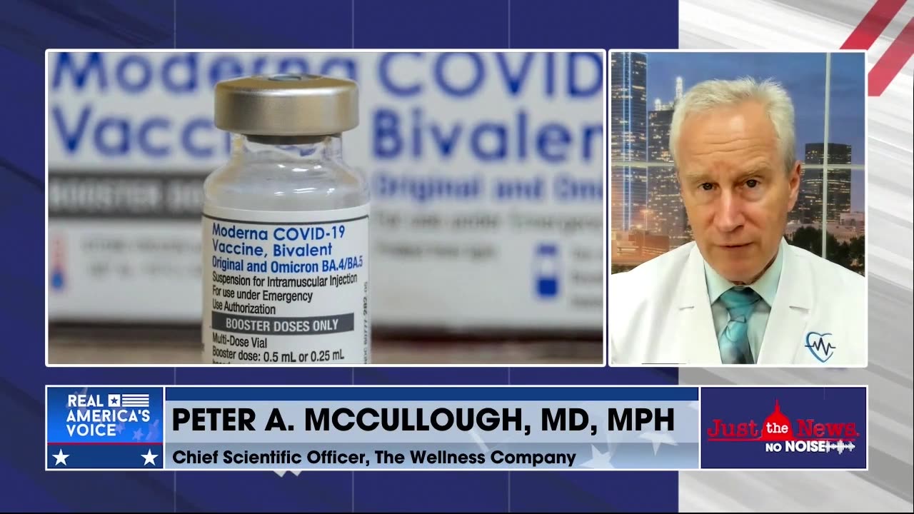 Dr Peter McCullough Explains to John Solomon How Long mRNA Vaccine Use Has Been Planned For!