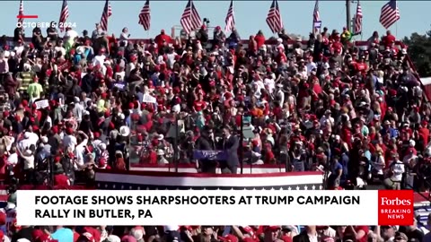 Sharpshooters Seen At Trump Campaign Rally In Butler, Pennsylvania