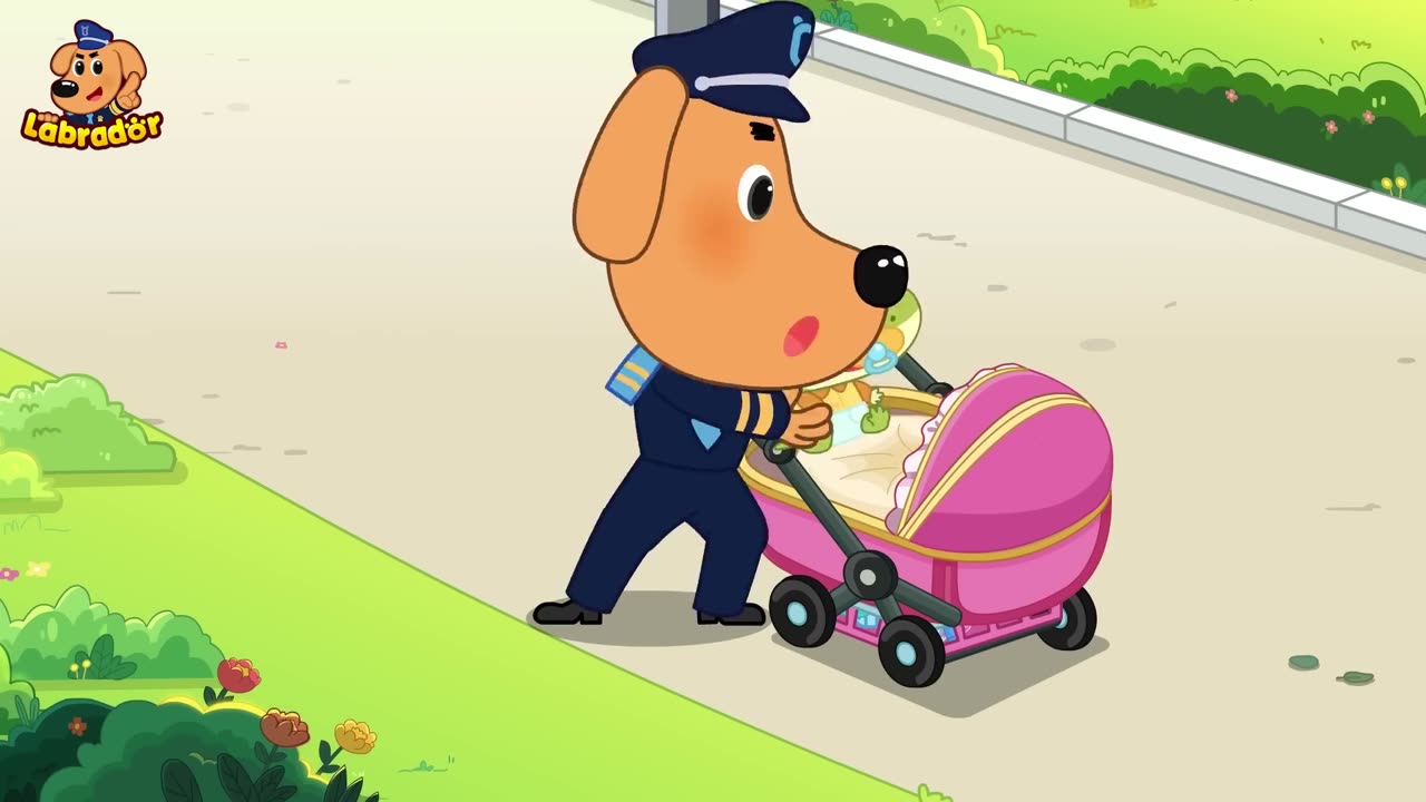 A Police Man Take Care a Lost Child|| Cartoons video For kids 2024