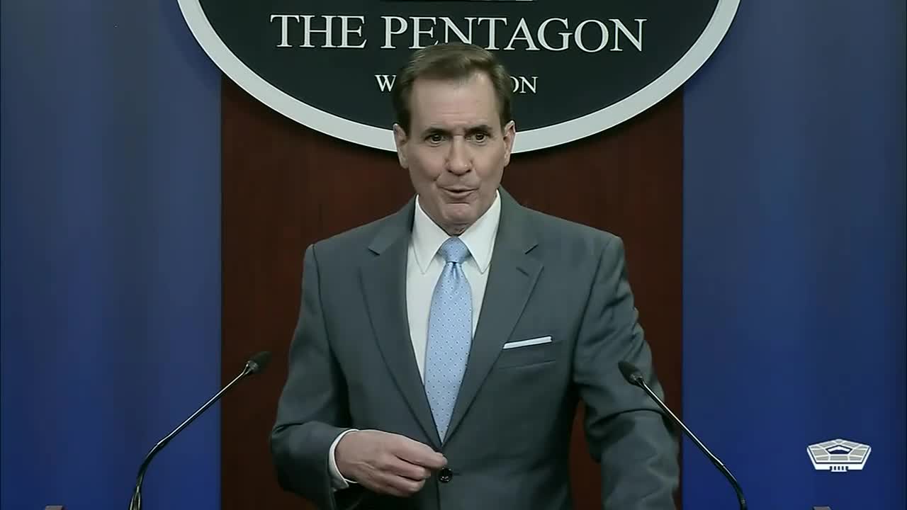 Pentagon Holds Briefing After Putin Threatened 'Military Conflict'