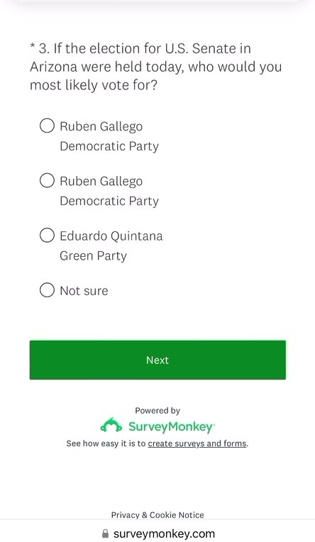 Reuters/Ipsos Poll in AZ Senate Race Doesn't Even Include Kari Lake's Name