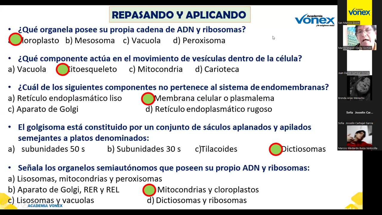 VONEX ANUAL 2022 | Semana 09 | Biología