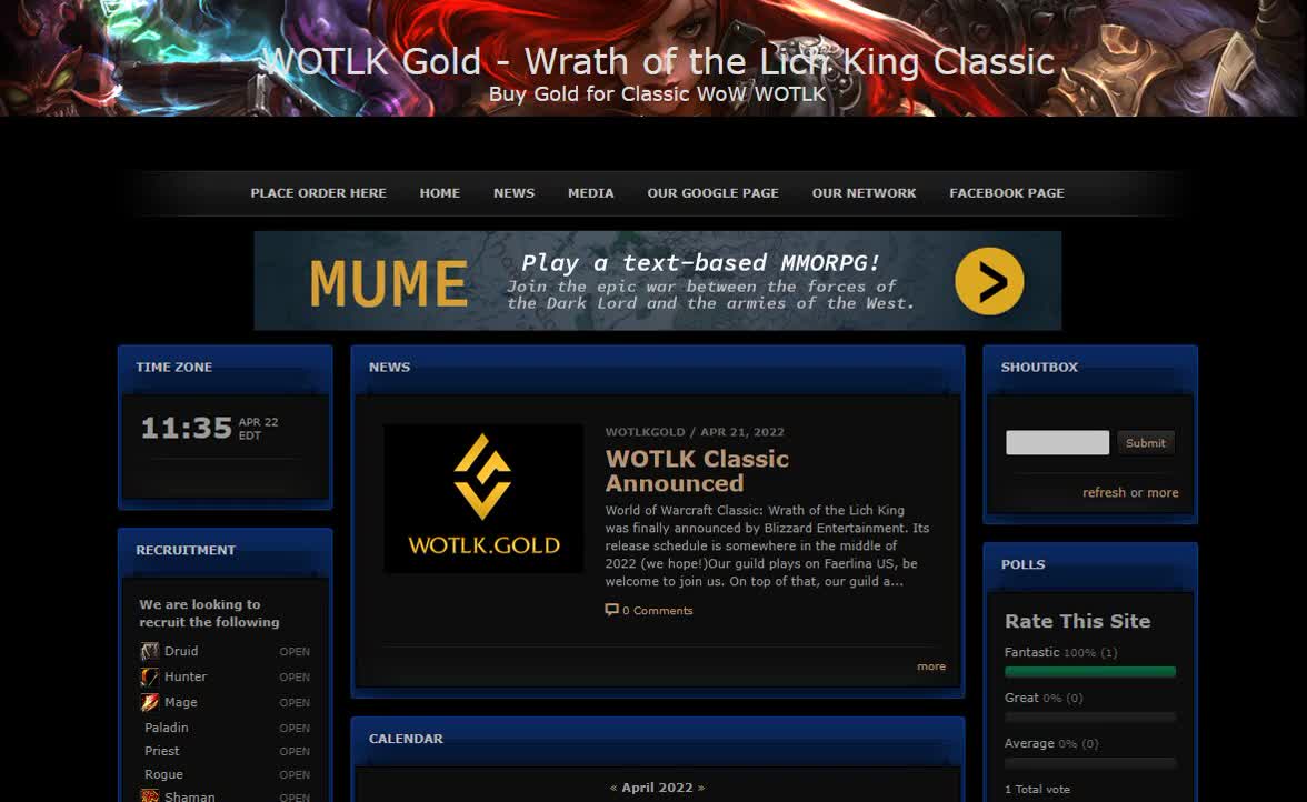 WOTLK Classic on SHIVTR