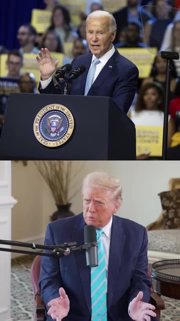 Theo and Donald Trump discuss Kamala Harris