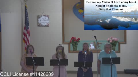 Moose Creek Baptist Church Sing “Be Thou My Vision” During Service 7-31-2022