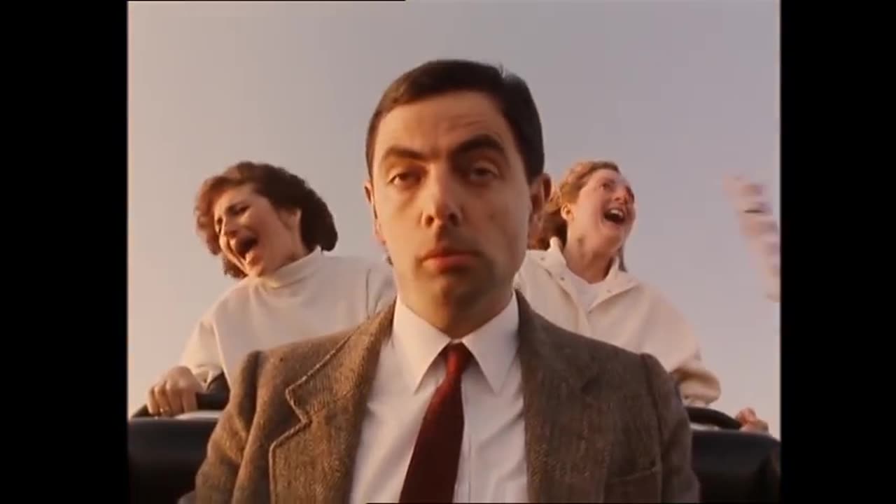 Mr. Bean in Rollercoaster Ride with Funny moments