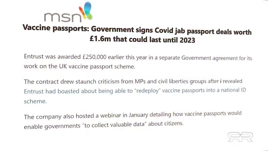 UK VACCINE PASSPORT COMPANY OWNED BY NAZI