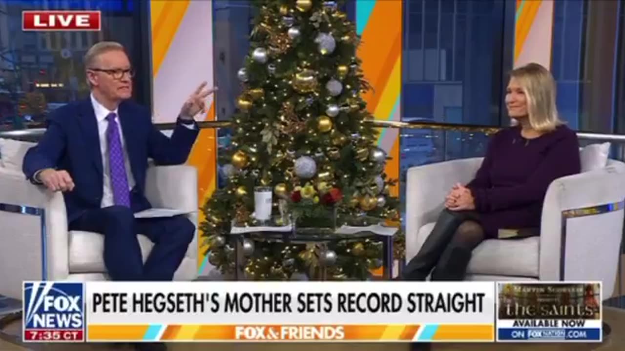 Interview with Pete Hegseth’s Mother.