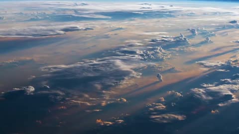 The long shadows of sunrise seen from space.