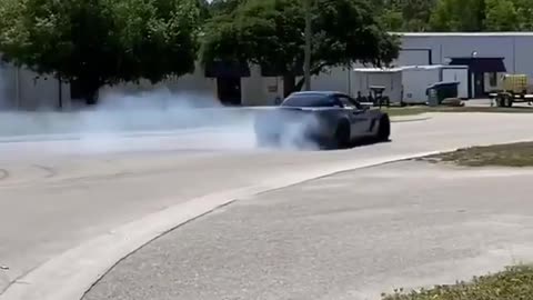 Drifting Corvette