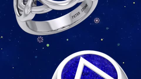 Celebrate Sobriety with AA Recovery Silver Ring