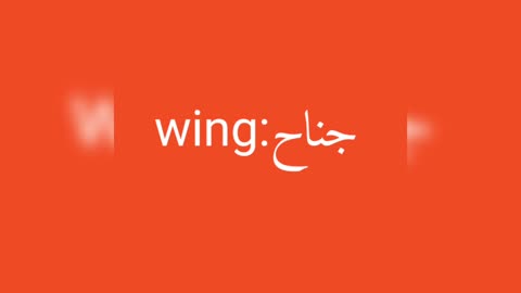 Wing معنى كلمة