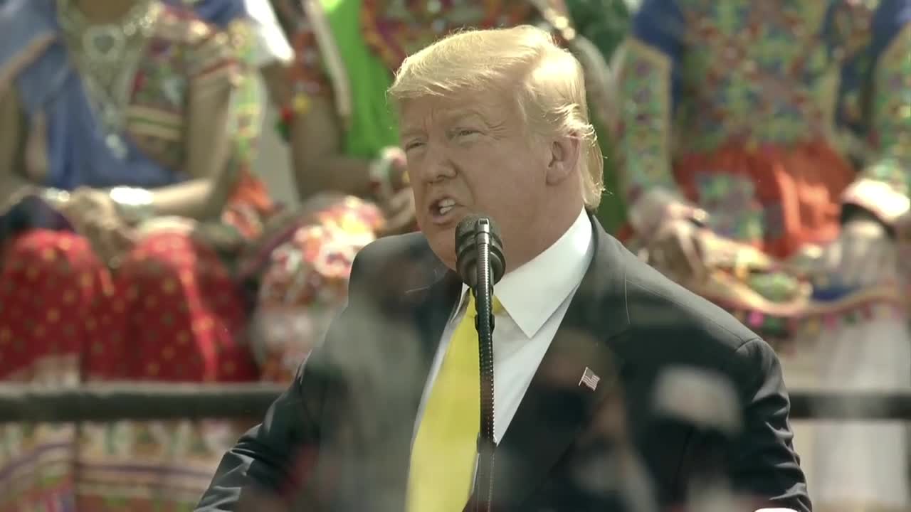 PRES TRUMP AND PM MODI ATTENDS NAMASTE TRUMP EVENT IN AHMEDABAD, GUJARAT