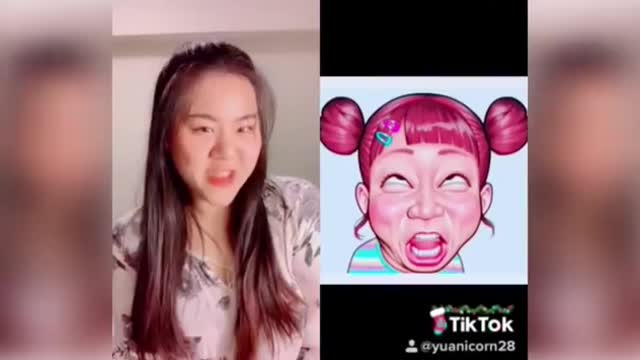 Incredible performance by cute funny face show | Tik Tok