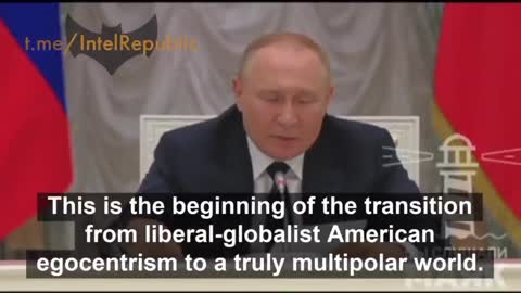 Putin confirms nothing can stop what's coming