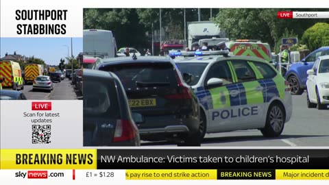 Southport_ At least eight people stabbed, with some taken to children's hospital