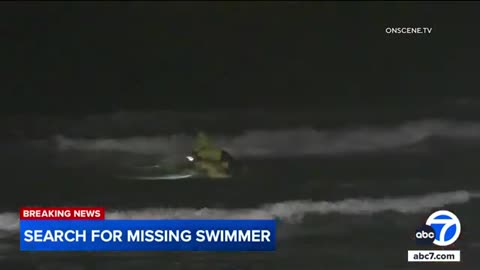 Search underway for missing teen swimmer in water off Huntington Beach | ABC7
