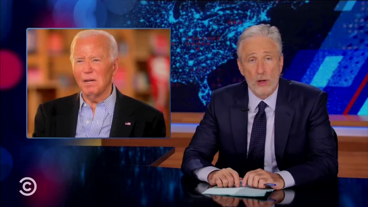 Jon Stewart Blasts Biden Campaign's 'Blatant Bullshit' About President's Mental Abilities