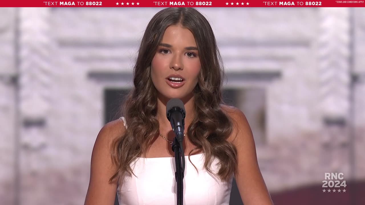 Trump's eldest granddaughter, Kai Trump - a fabulous speech at the RNC