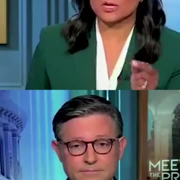 Mike Johnson Fact Checks NBC News Anchor