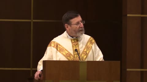 Father Pacwa Celebrates Mass and Gives Homily the Night Before the Conference