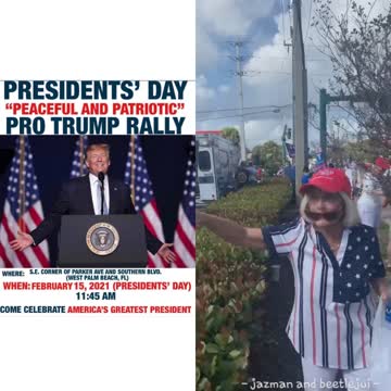 The APPRECIATION RALLY FOR THE REAL PRESIDENT