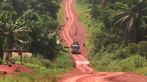 La pire route qu'on puisse trouver au Congo !
