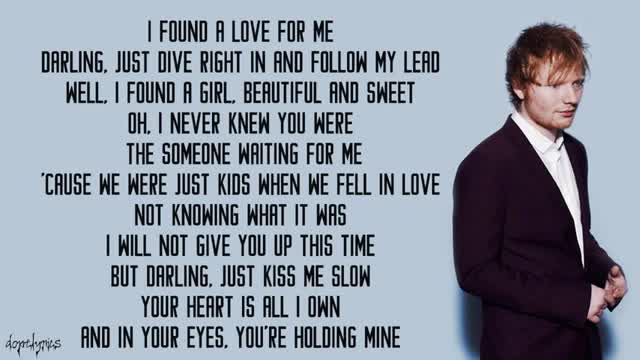 Perfect - Ed Sheeran (Lyrics)