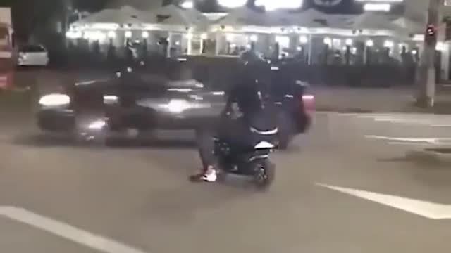 This is the car driven by the dick