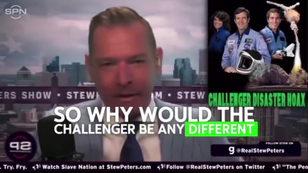 Stew Peters and Justin Robert on The Challenger Rocket "DISASTER" Hoax 🚀🧨