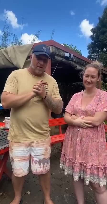 Adam with Aussie Helping Hands South Gundurimba NSW Floods