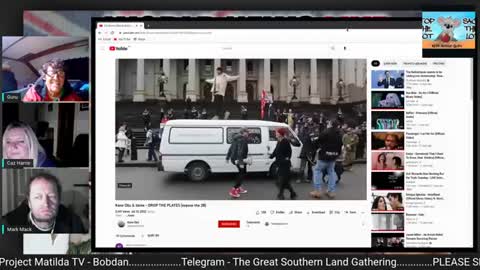 Guru and Caz with Mark Mack