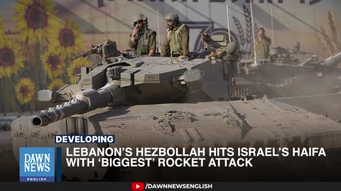 Updates: Lebanon’s Hezbollah hits Israel’s Haifa; Israel pounds Gaza