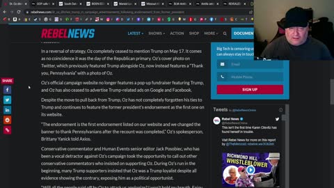 Democrat Dr. Ox used Trump to win primary, now want nothing to do with him