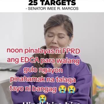 May Nakita Akong Plano ng Tsina- 25 Targets - Sen. Imee Marcos