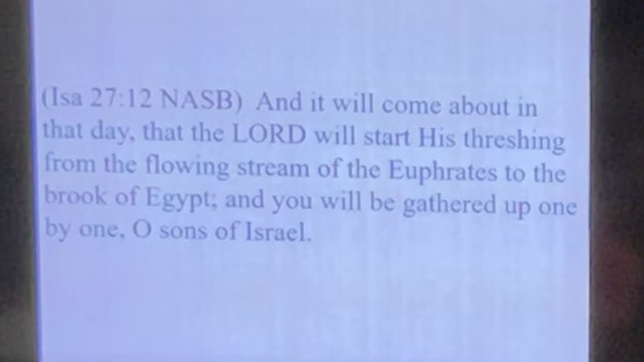 ISAIAH 27 - Elohim (God) is not at odds with man; man is at odds with HIM. 8.2.24 Sabbath Study