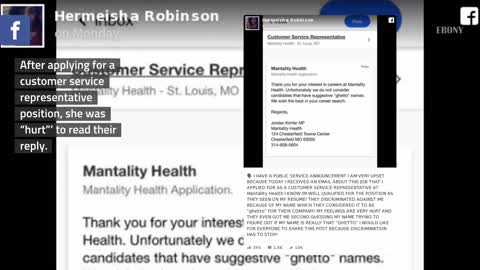 Two Qualified Black Women Couldn't Get Hired — Employer Said Their Names Were "Ghetto"