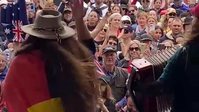 A song for Australia At The FREEDOM RALLY 27/11/2021