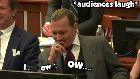 P*nis question in court!🤣😅 Johnny depp Reaction is hilariously priceless