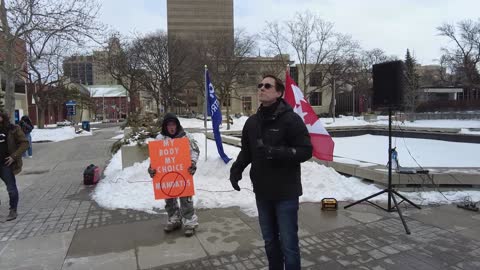 Hamilton City Hall Protest February 26, 2022