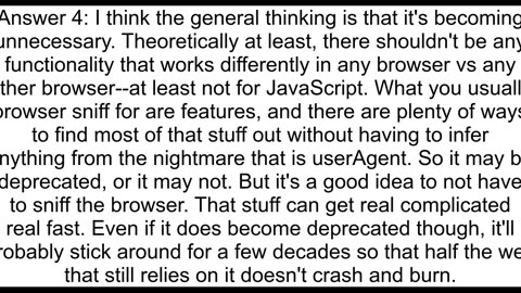 Deprecated Javascript OS detection techniques