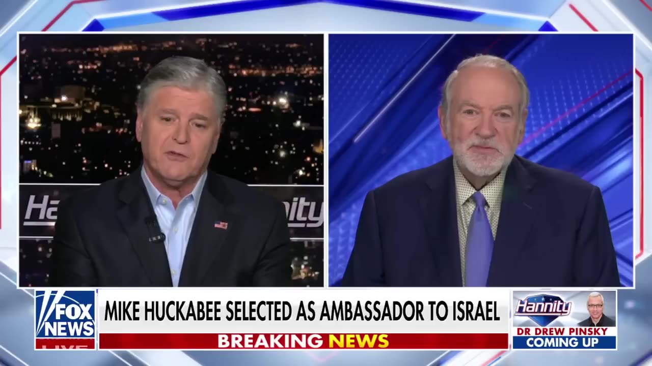 Mike Huckabee addresses role as US ambassador to Israel 'A new sheriff is in town'