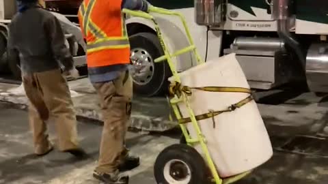 People making sure truckers do not run out of fuel