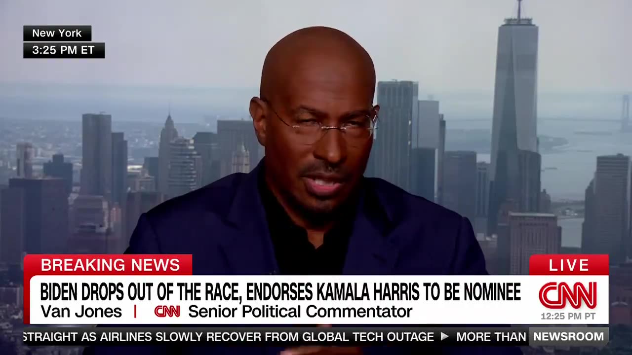 Van Jones Crying Over Biden