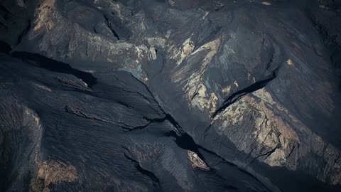 Drones photograph the mountains